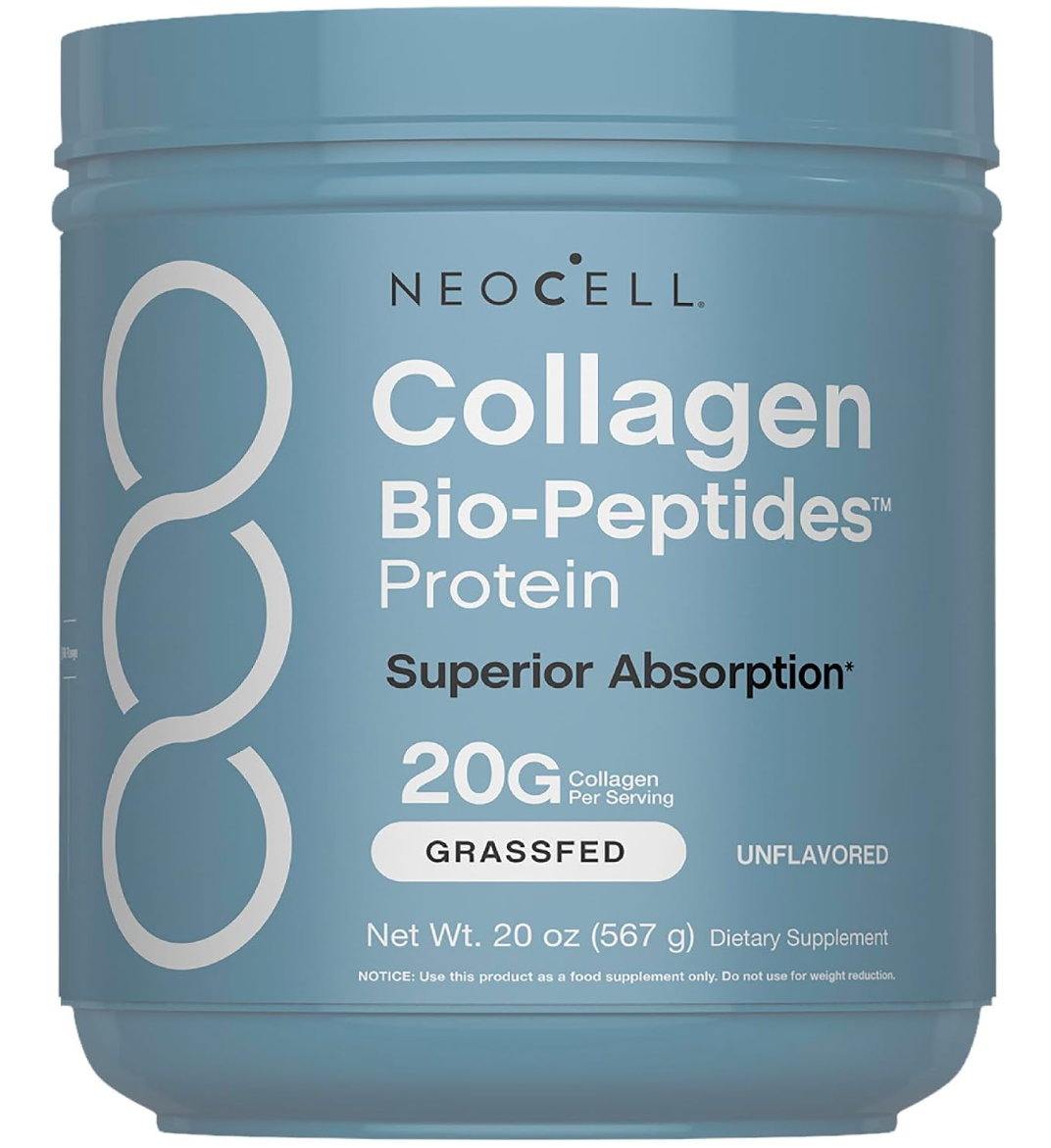 Bote de colágeno NeoCell Bio-Peptides Protein de 567 gramos