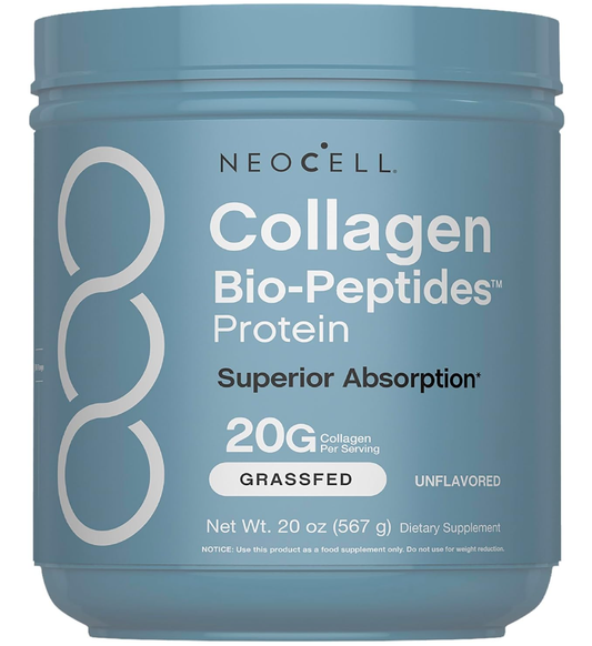 Bote de colágeno NeoCell Bio-Peptides Protein de 567 gramos